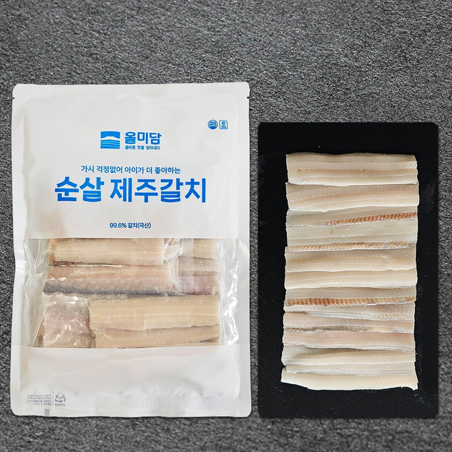 올미담 잔가시까지 제거한 제주 순살 갈치 냉동, 1개, 500g