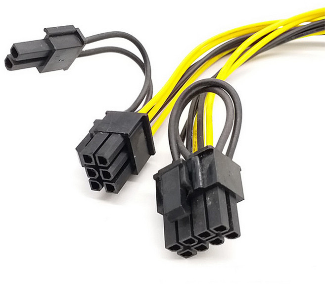 電腦電源轉接線 輕鬆升級 穩定供電 相容多款主機板, 1個, 20cm