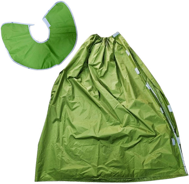 국내생산 휠체어 목욕의자 겸용 샴푸 방수가운 노인 요양원 환자 샴푸보, 1개, 단색