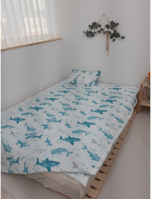 동행침장 상어여름서어서커 누빔이불4칼라, 민트