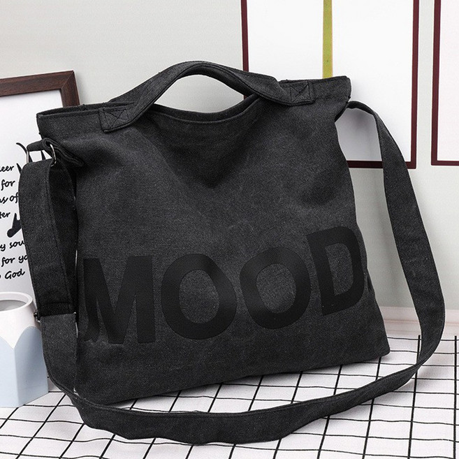 [HANNAL] MOOD 캔버스 패션 에코백