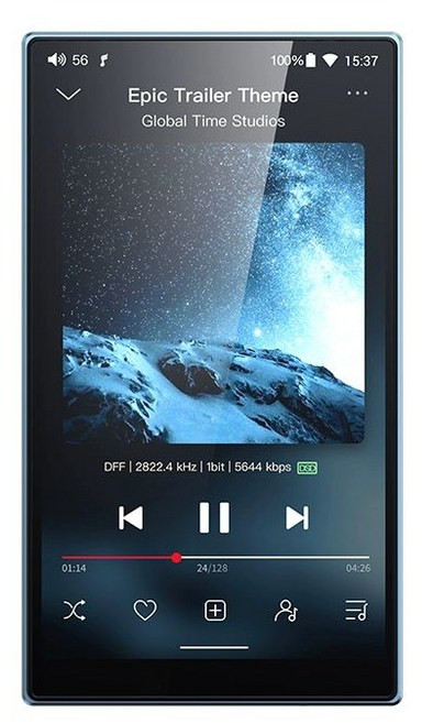 피오 FiiO M21 티타늄골드 티타늄 재고보유, 공식 표준 구성, 스카이블루, 3GB+32GB