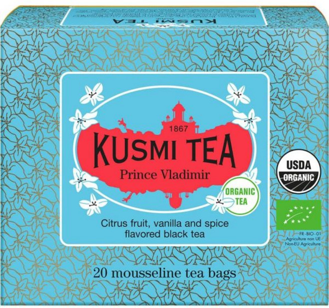 차 티 쿠스미 프린스 블라디미르 2.0g x 20티백 개별 포장 없음 유기 JAS 인증 홍차 품 1박스, 1개, 20개