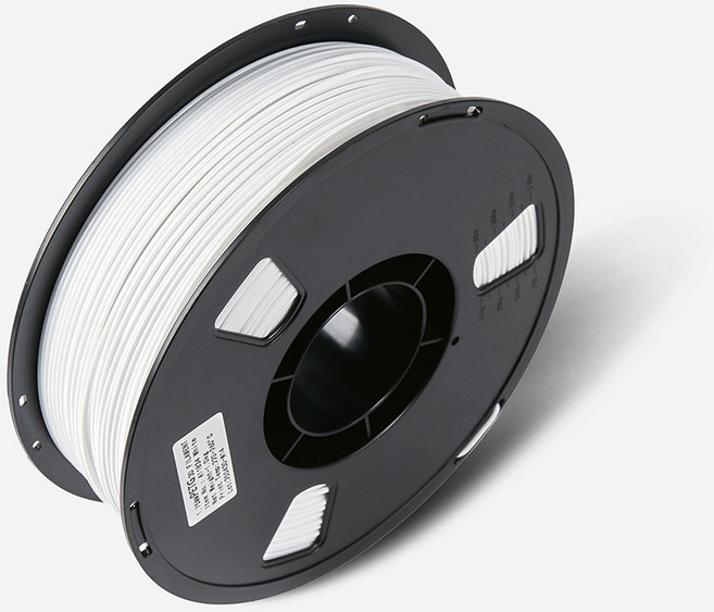 킹룬코리아 3D프린터 1.75mm PETG 필라멘트 1KG, 화이트