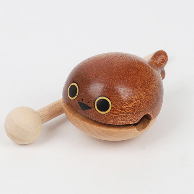 미니 복어 목탁 불교굿즈, 1개, .