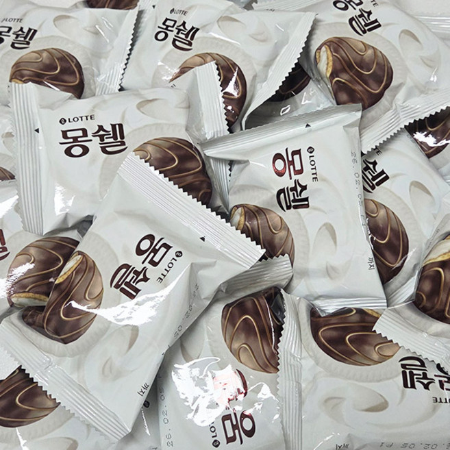 롯데 몽쉘 달콤한 대용량 어린이집 유치원 행사 간식, 34g, 110개