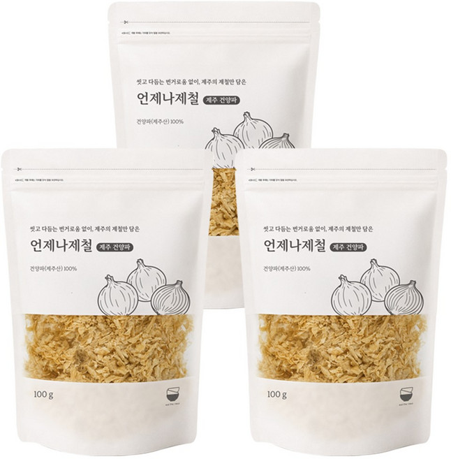 잇더밀 언제나제철 건양파 국내산 제주산 건조양파 양파후레이크 국물 카레 볶음밥 재료 (양파 약 5~7개 분량), 3개, 100g