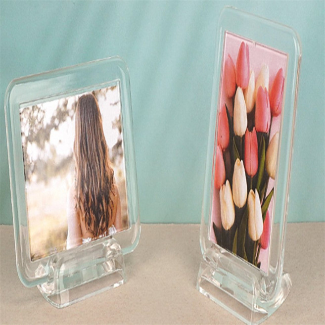 킴리 차량사무실 가정장식용 미니투명액자 접착가능접착식 미니소형액자, 세로