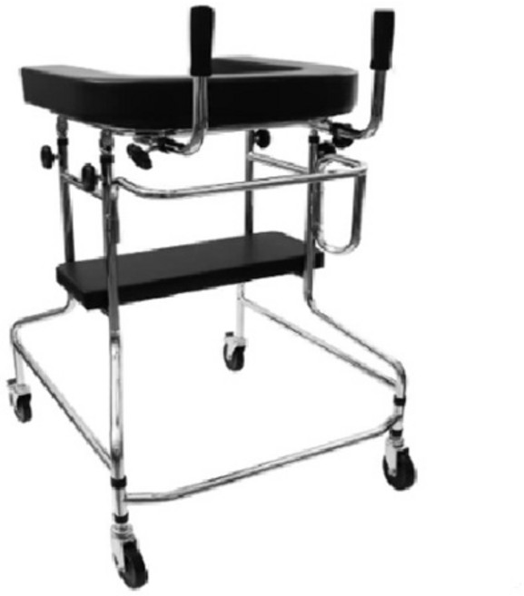 보행 보조기 어르신 걸음 보조 노인 보행기 U자형 어깨 보행차 환자 성인 워커 재활, 1개