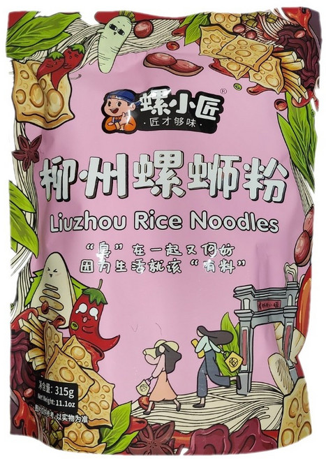 연소중국식품 루주쌀국수 뤄쓰펀 315g, 1개