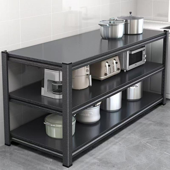 업소용 작업대 모음 업소용 스텐선반 조리대 주방 선반 주방 작업대 스텐 작업대, 100cm*80cm*40cm, 블랙100cm*80cm*40cm