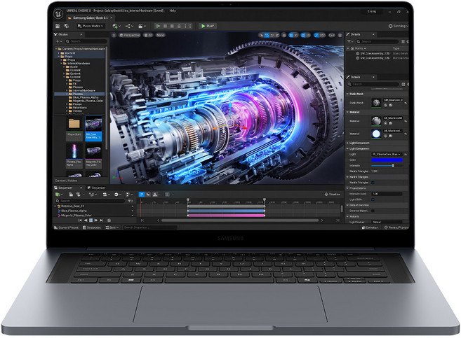 삼성전자 갤럭시북6 울트라 NT960UJH-X72AR 인텔 울트라7 펜서레이크 RTX5070 터치디스플레이 WQXGA+ AI 게이밍 노트북, 16인치, WIN11 Home, 32GB, 2TB, 그레이