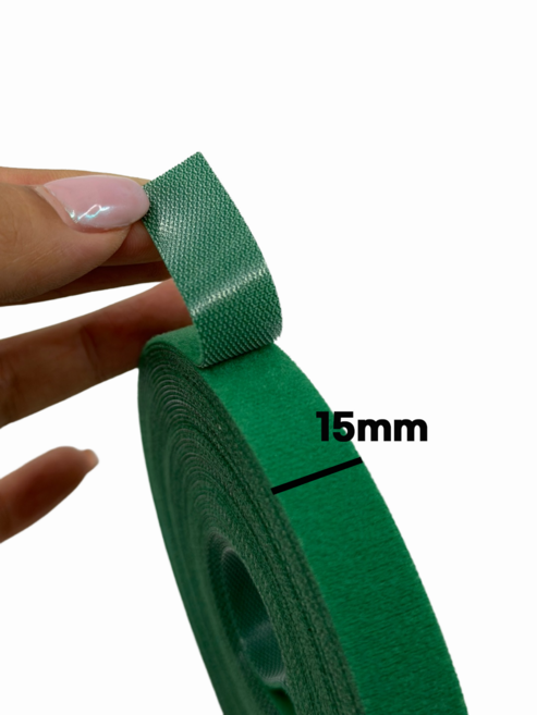 가든인 고급 밸크로 테이프 15mmX10m 식물고정찍찍이 넝쿨수목 플랜트테이프, 1개, 10m, 15mm