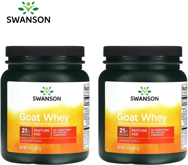 Swanson Goat Whey 397g 2개 - 쿠팡