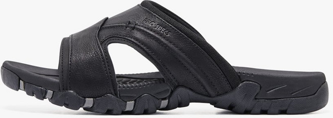 프로스펙스 남성 250 280 290 사이즈 10mm 단위 이월 일상생활에 신기 편한 합성가죽 미끄럼방지 접지력 우수 실낸 착화용 적합 사계절 슬리퍼 SLB 132 블랙