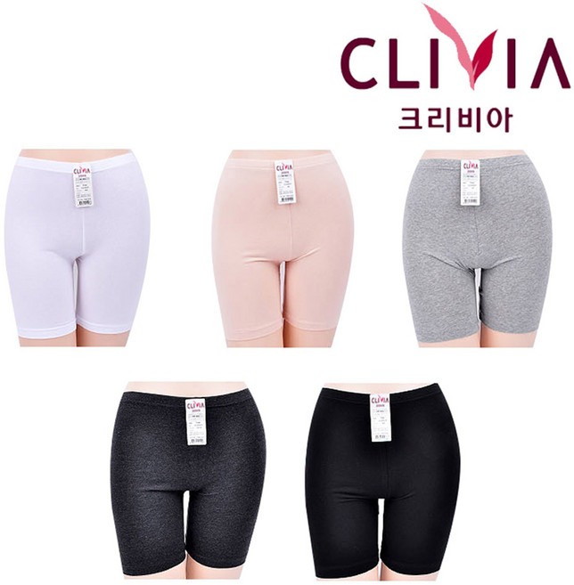 더스타킹 속바지 면 5부 여성 교복 치마 국산