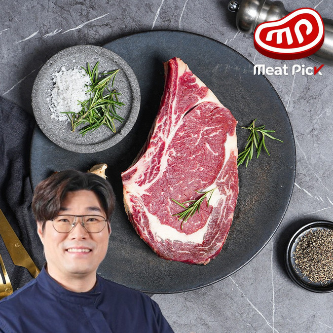 미트픽 미국산 소고기 소토마호크 스테이크, 1개, 550g