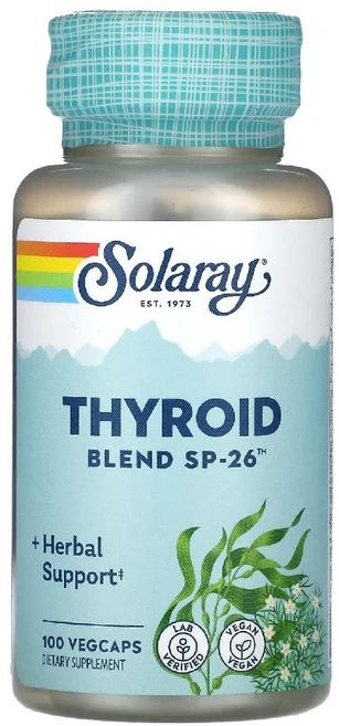 솔라레이 티로이브 브렌드 Thyroid Blend SP-26 베지캡슐 100정, 1개 - 쿠팡