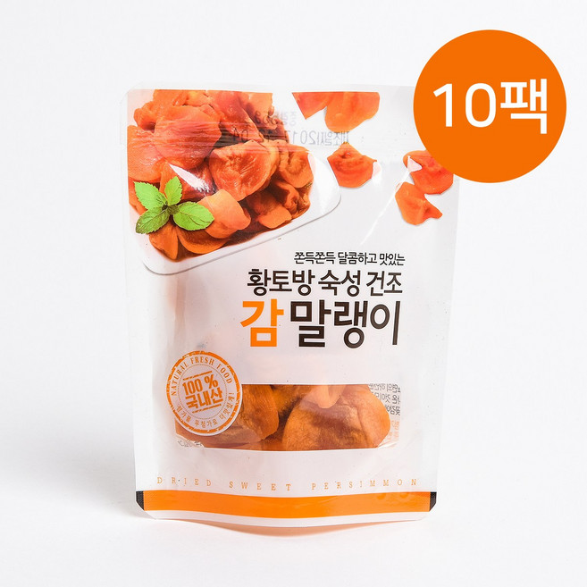 가족 황토방 청도 감말랭이 550g (55g*10팩), 1개, 55g