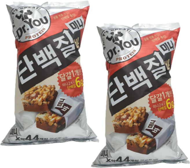 닥터유 단백질바 미니, 594g, 4개