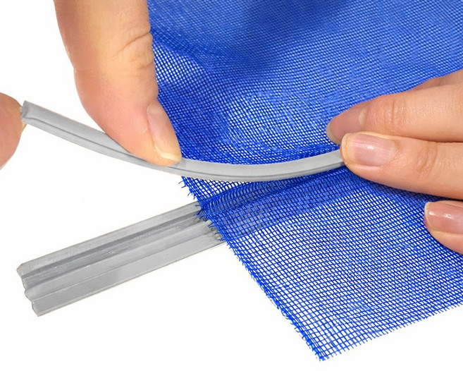 방충망쫄대 모기장쫄대 나일론 망쫄대 pvc 쫄대 모기장고정 고정쫄대, 1개