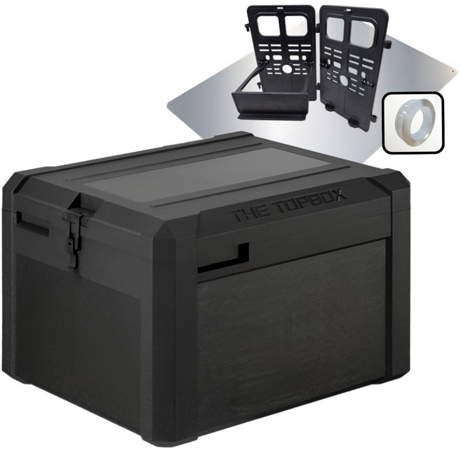 프로라이더스 초경량 EPP 탑박스 오토바이 배달가방 전기스쿠터 배달통 바이크 음료 보조가방, EPP 탑박스 104L B세트