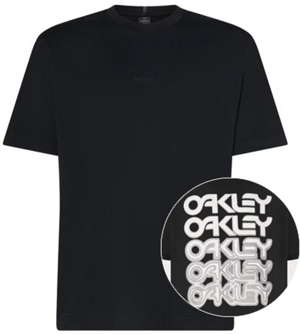 OAKLEY B1B REPEATED TEE BLACKOUT 오클리 티셔츠 (FOA406852-02E)