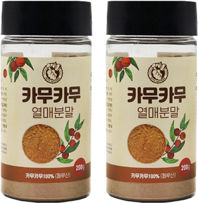너츠브라더 페루산 카무카무 열매분말, 2개, 200g