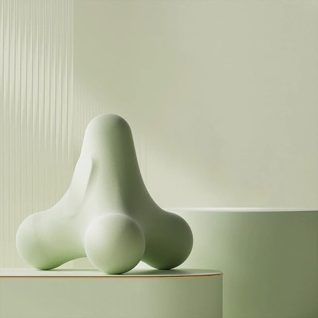 ACDI 다목적 스트레칭 사각 파스텔 마사지볼, 1개, 그린 - 쿠팡