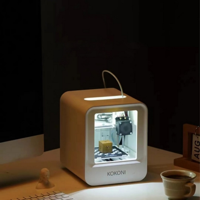 KOKONI 코코니 프린트 스마트 가정용 소형 3D 프린터 모델링 앱 app 컨트롤 화이트 초보자 전문가 겸용