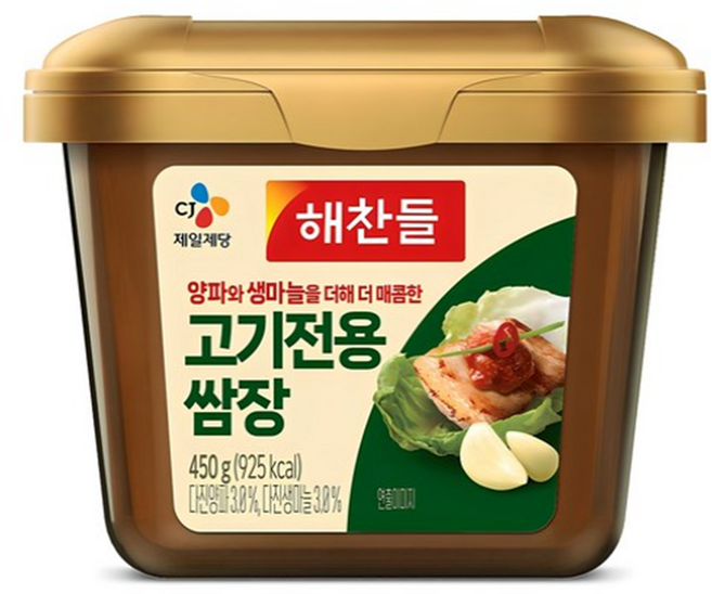 해찬들 고기전용 쌈장, 450g, 1개