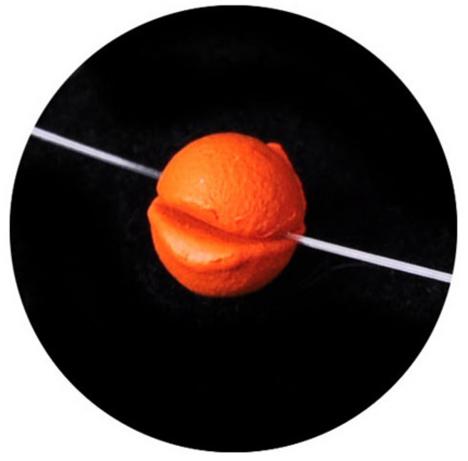 카쿠쯔리 정확한 침력 밀림이 없는 연납 소재 고무 코팅 봉돌 좁쌀봉돌, 1개