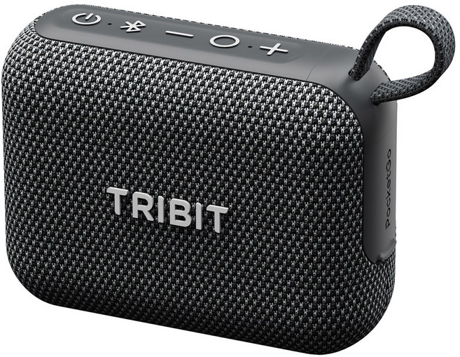 트리빗 포켓고 휴대용 블루투스 스피커 IP68 방수 BT6 야외 수영장 파티 캠핑 여행용 내장 마이크 EQ, Bla
