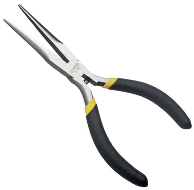 STANLEY 니들 롱로즈 플라이어 스탠리STHT84096-8 롱로우즈 롱노즈플라이어 롱로즈, 1개