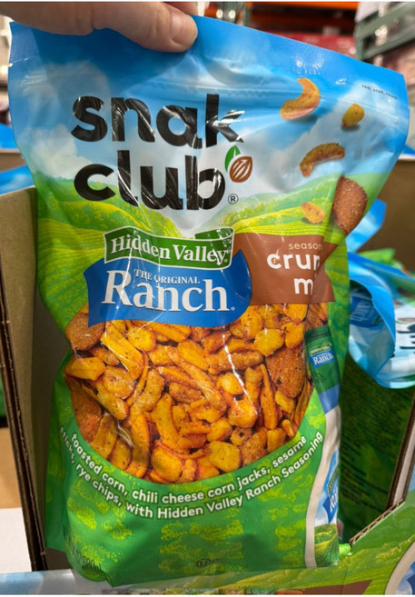 Snack club Ranch Crunch Mix 스낵클럽 랜치 크런키 믹스, 1개, 680g