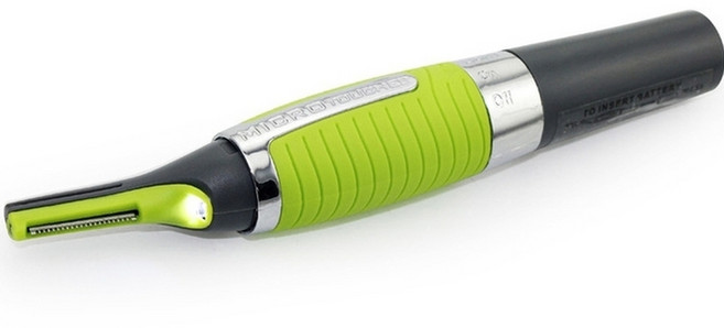 MICRO TOUCH 電動鼻毛眉毛修剪器 自帶照明燈, 電動無痕除毛筆, N/A, 電動無痕除毛筆