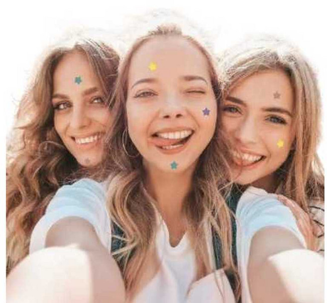 노케이 별모양여드름패치 별모양 여드름패치 스티커, 1개, 총 40정 검은색 별