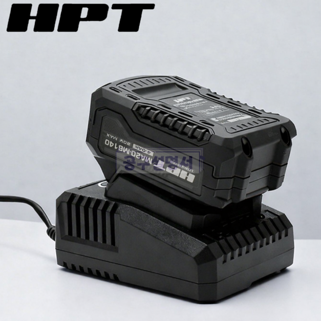 HPT 마끼다 호환 20V 4.0Ah 배터리 MA20-AB240+고속 충전기세트 고성능 대용량, 1개