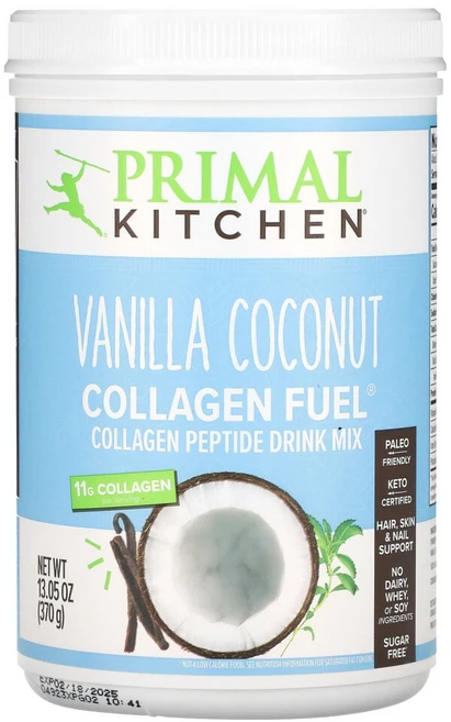 프리말키친 Collagen Fuel 바닐라 코코넛 맛 370g(13.05oz), 1개 - 쿠팡
