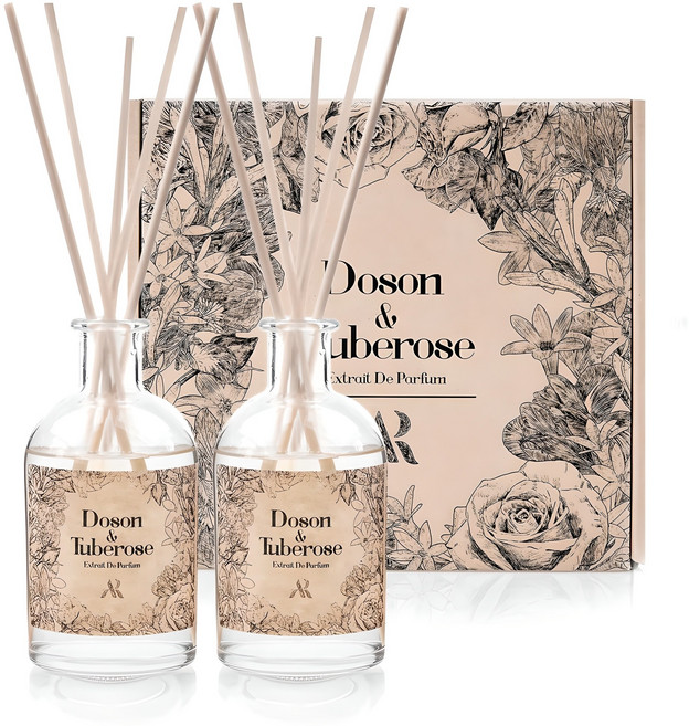 아르망뜨 럭셔리 라인 디퓨저, 도손 앤 튜베로즈, 200ml, 2개