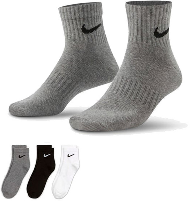 NIKE U NK ED LTWT ANKLE 3P 132 基本款短襪