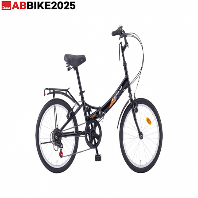 ABBIKE 삼천리자전거 2025 레스포 20인치 투모로우 7단 접이식 폴딩 미니벨로 자전거 98% 완조립, 1개, 138cm, 블랙