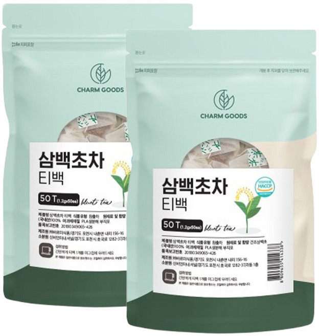 국내산 건조 삼백초 잎 차, 1.2g, 100개입, 1개