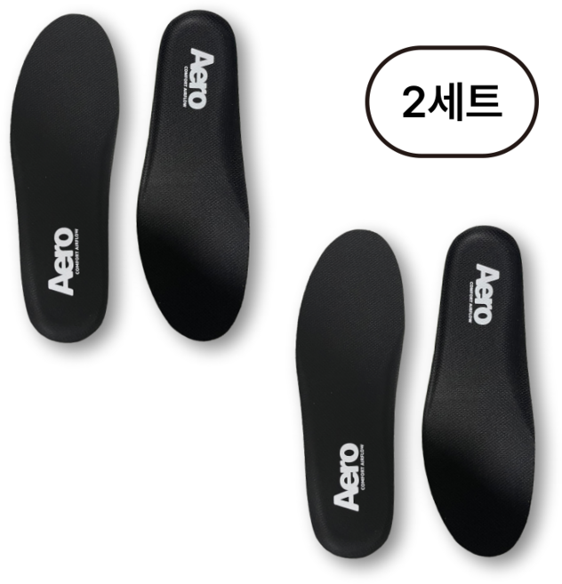 Aero 호카 오네 호환 운동화 깔창 메모리폼 교체용, 2개