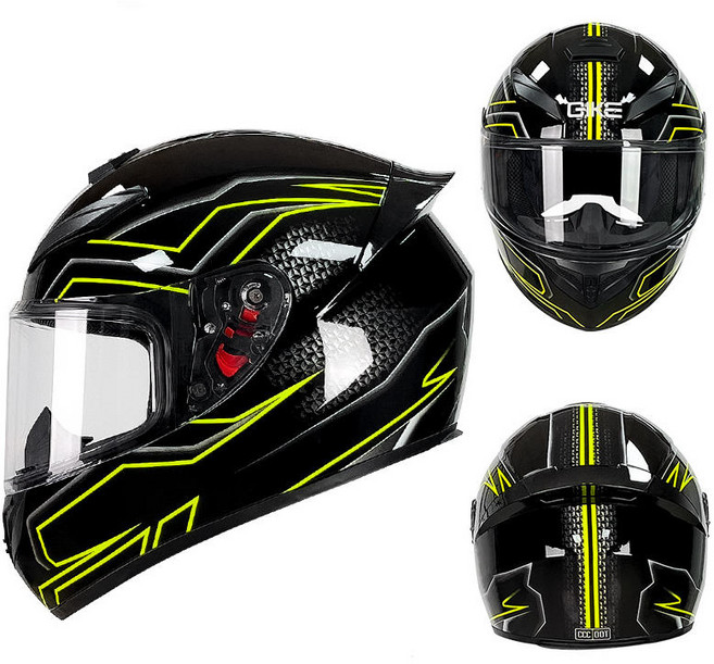 SER 騎士安全帽, 黃線條黑鏡