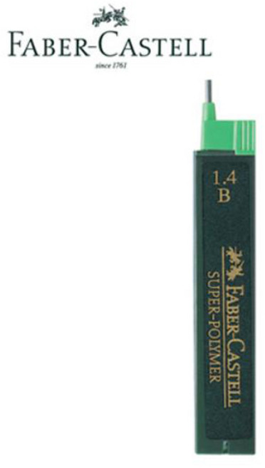 파버카스텔 FABER-CASTELL 리필 샤프심B 1.4mm(121411), 1.4mm, 1개