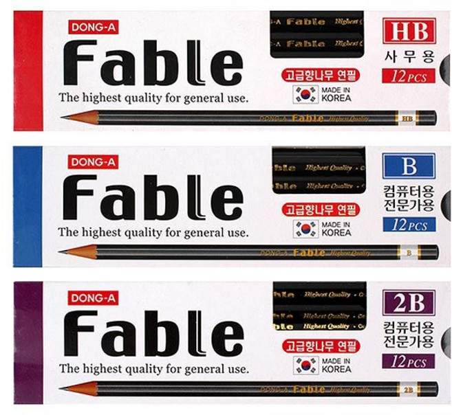 [1+1] 파블연필 12본입, B