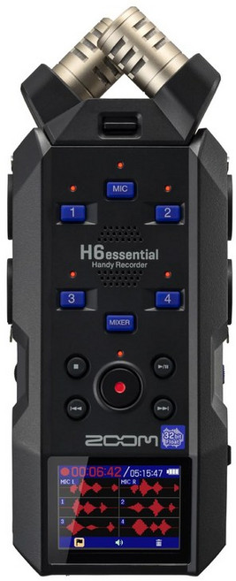 ZOOM 줌 32bit 플로트 6 트랙 사양 핸디 레코더 H6essential 2024년 발매 H6e