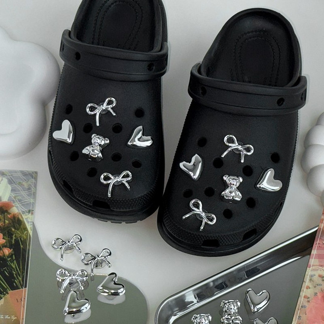 퍼니펀 실버 리본 파츠 세트 10P