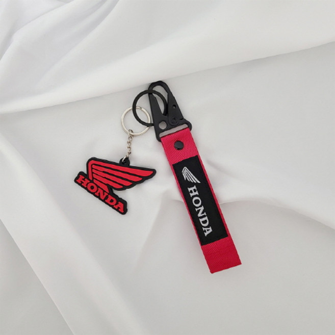 혼다 바이크키링 오토바이키링 스트랩 자동차 키홀더 세트, B, 1개